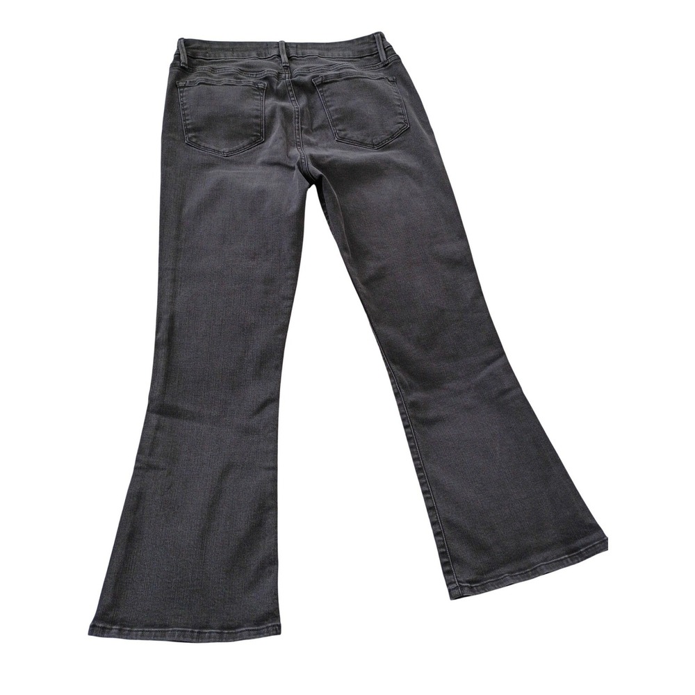 FRAME Le Crop Mini Boot‎ Jeans 29x26 Brisbane Band Gray Cropped Flare NWOT Denim - Picture 3 of 12